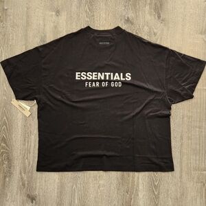 Essentials Fear of God Black Tee